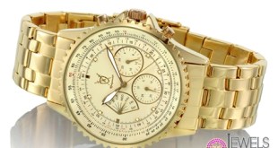 Plutos StahlbandG gold most popular watch for men