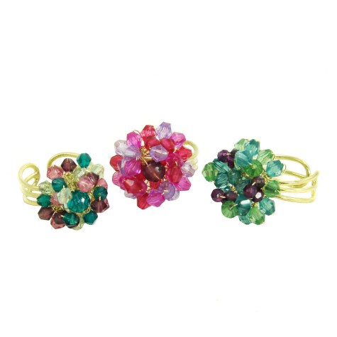 Chrysanthemum Statement Rings