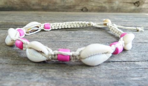 hemp_shell_anklet_pink_bead_anklet__shell_anklet_bead_anklet__hemp_anklets_hemp_jewelry_9f3cae42