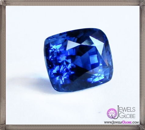 Cushion Cut Blue Sapphire