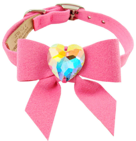 Dog Collars C034M Fancy Pet Collars Designer Swarovski My Sweet Bow Collar