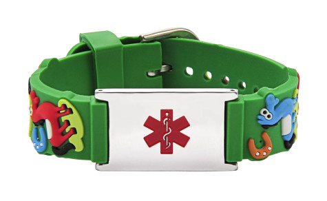 Medical-ID-Bracelet-Green