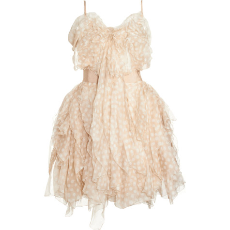 Nina Ricci ~ Ruffled cocktail dress