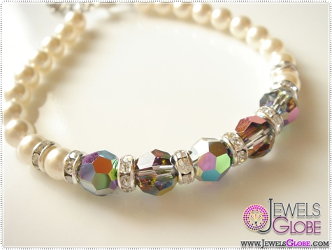 Swarovski Crystal and Pearl Bracelet