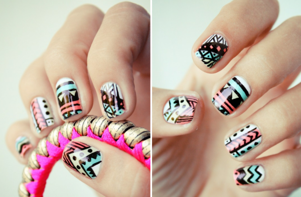 funky-wedding-nail-art-for-modern-stylish-brides-pastel-with-black-pattern.original