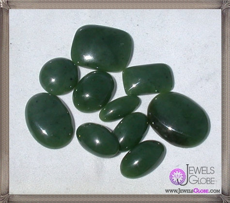 jade gemstone cabochon parcil koala-t cut gems