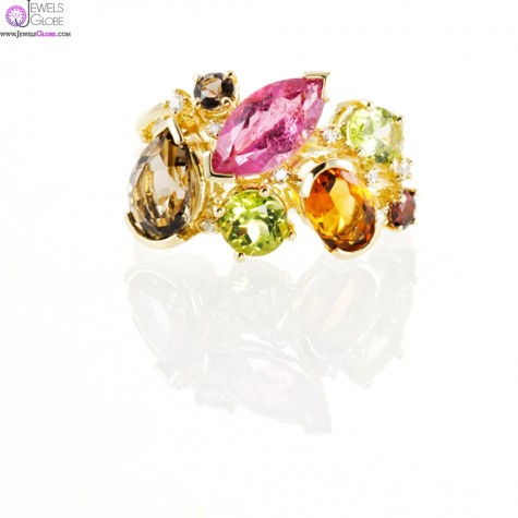 make your own colored gem ring