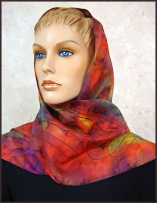 silk scarves